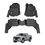 5D Car Floor Mats for Volkswagen Amarok NF Dual Cab 2023-Onwards