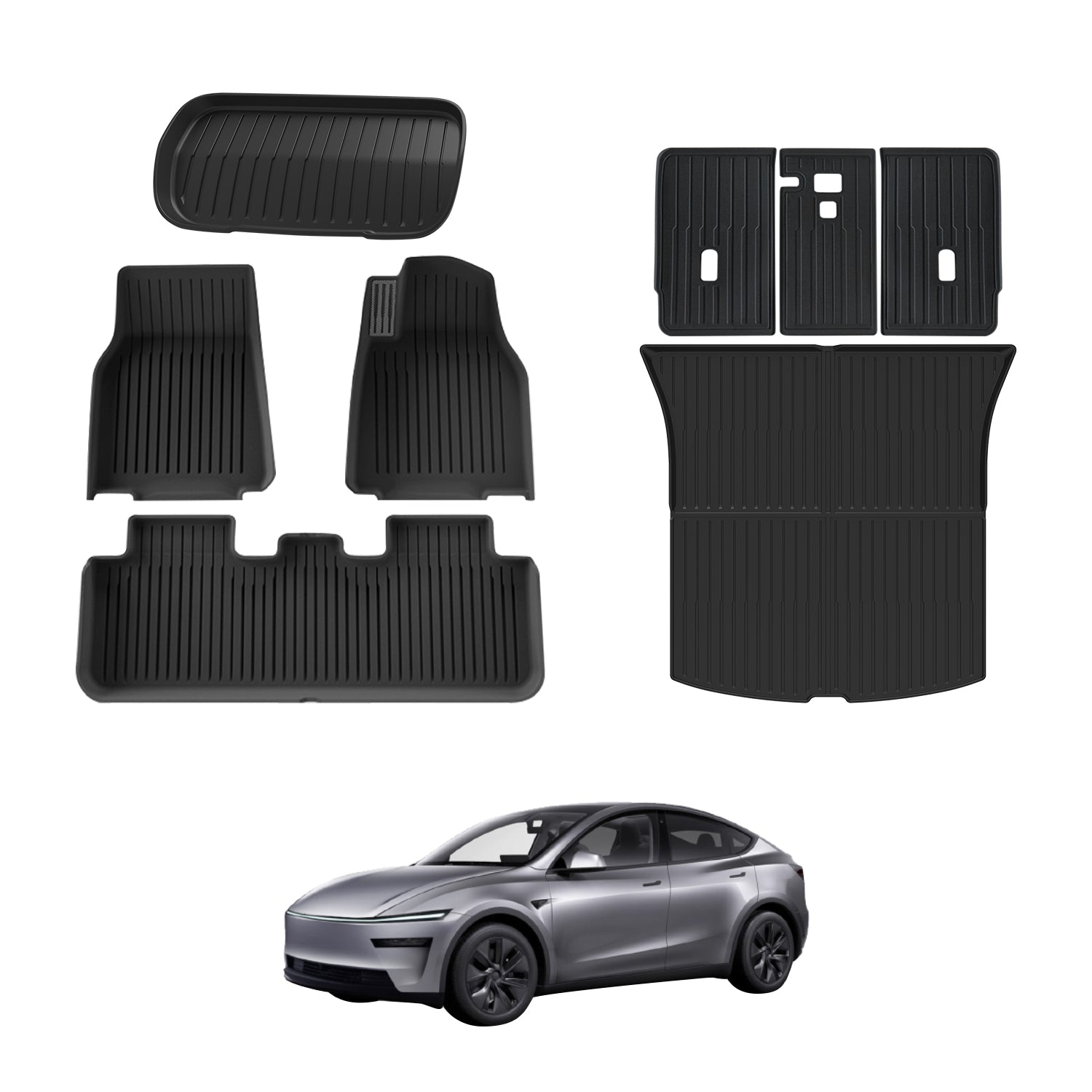 Injection 3D Car Floor Mats for Tesla Model Y Juniper 2025-Onwards
