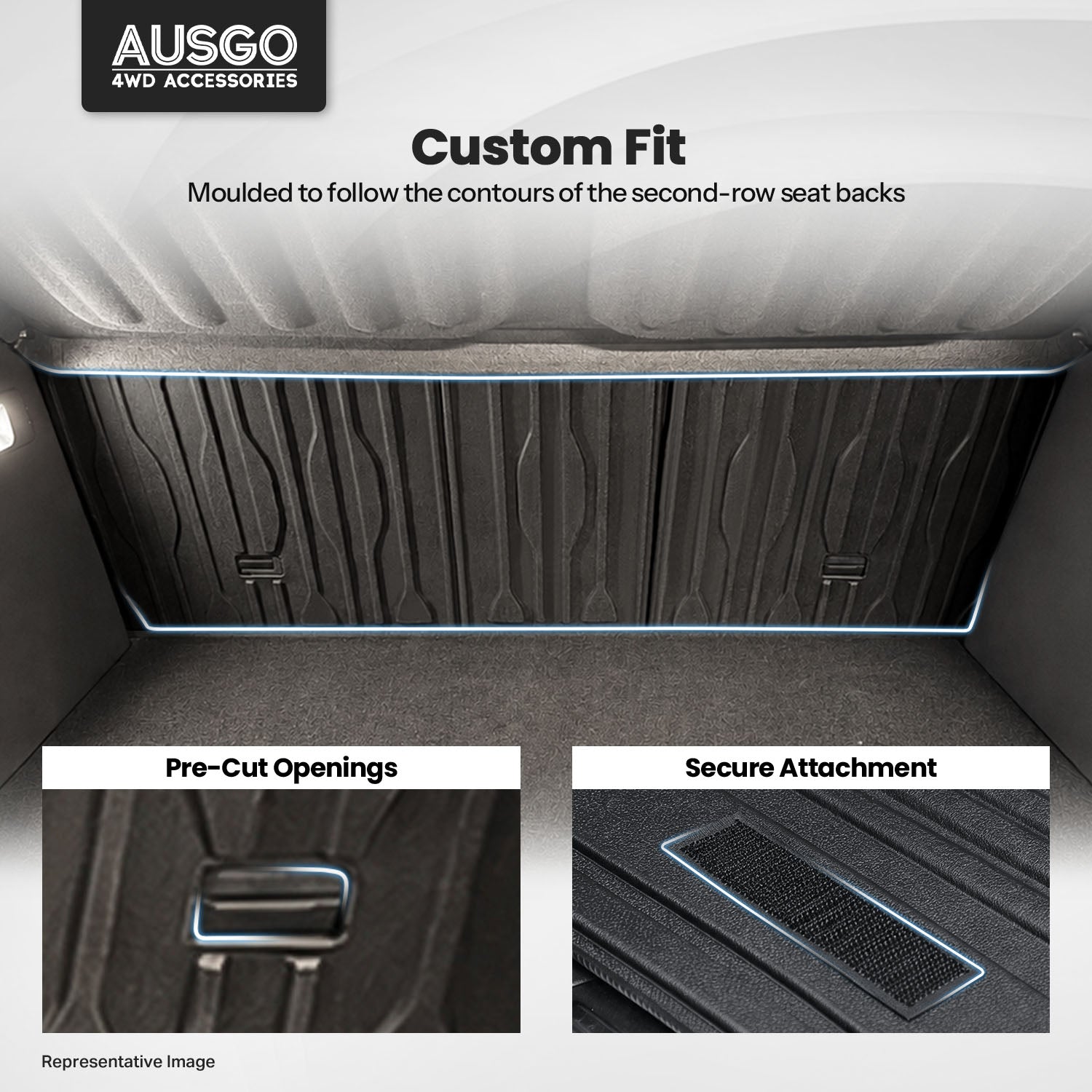 Boot Liner Back Seat Protector for BYD ATTO 3 2022-Onwards