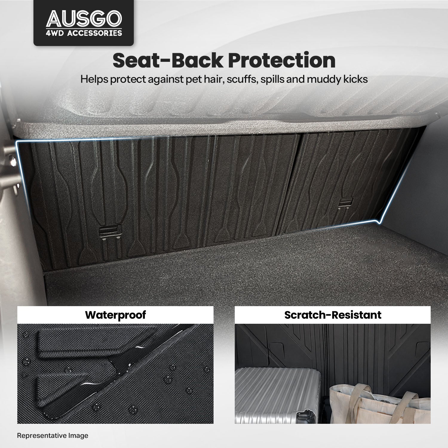 Boot Liner Back Seat Protector for BYD ATTO 3 2022-Onwards