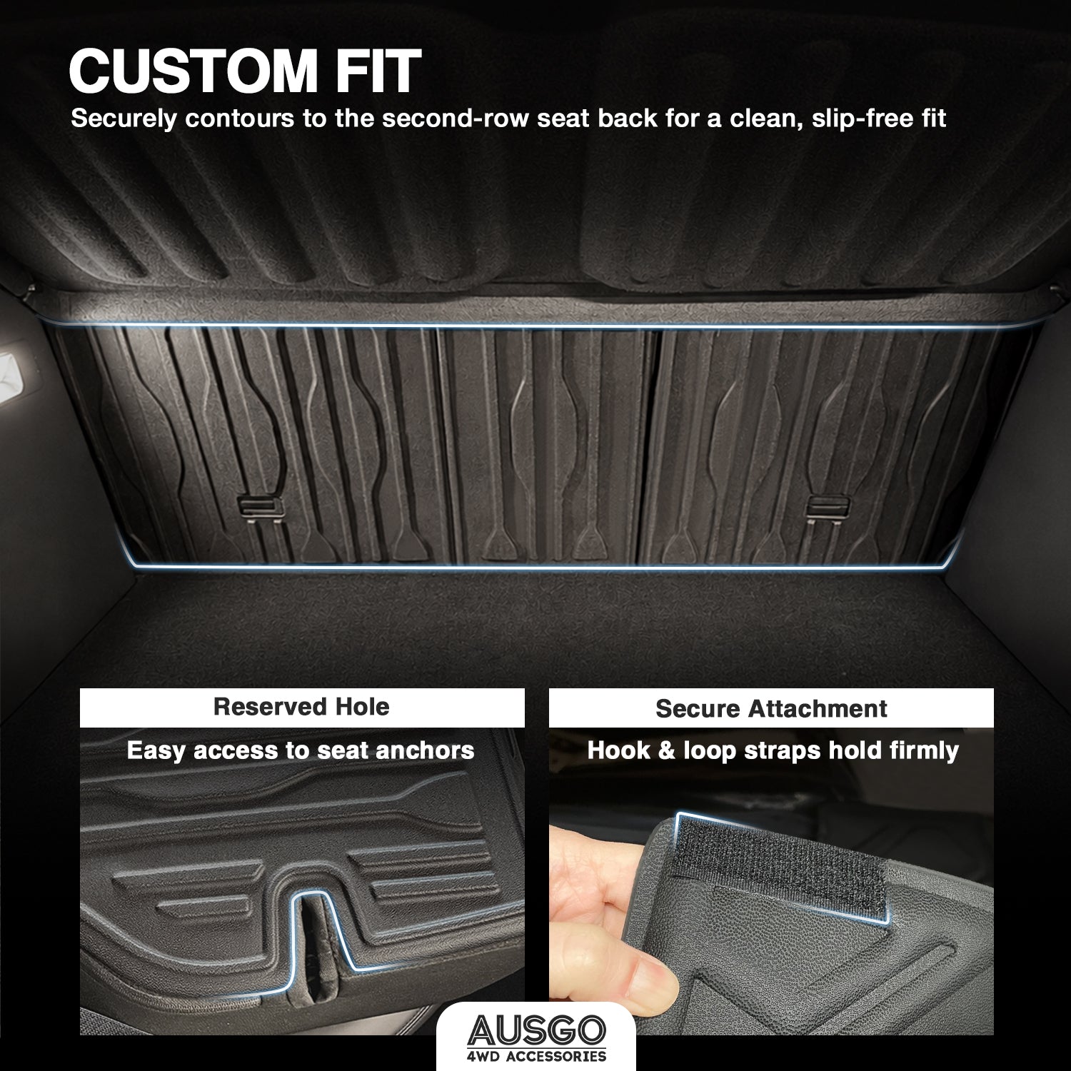 Boot Liner Back Seat Protector for BYD ATTO 3 2022-Onwards