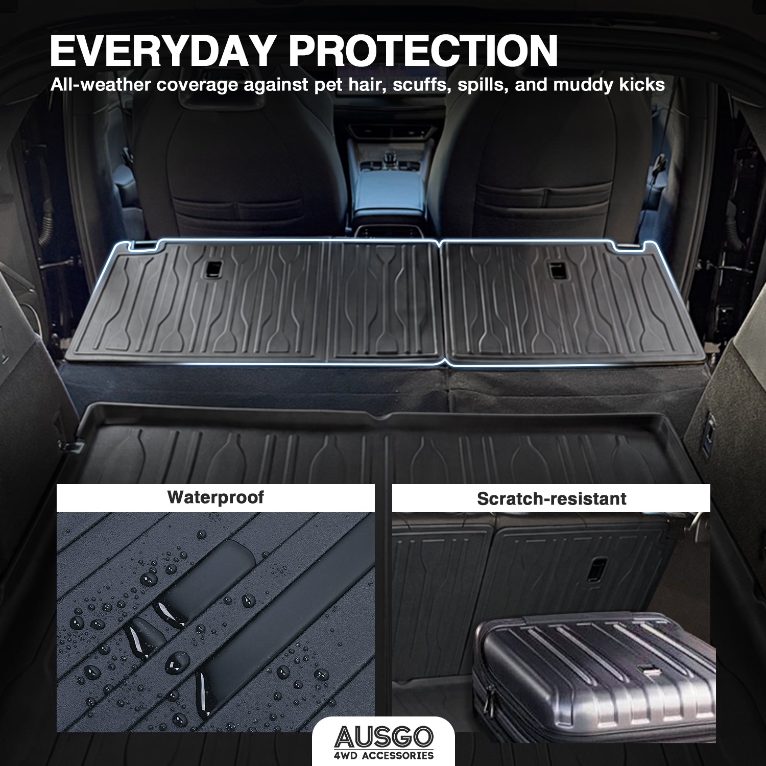 Boot Liner Back Seat Protector for BYD Sealion 7 2025-Onwards