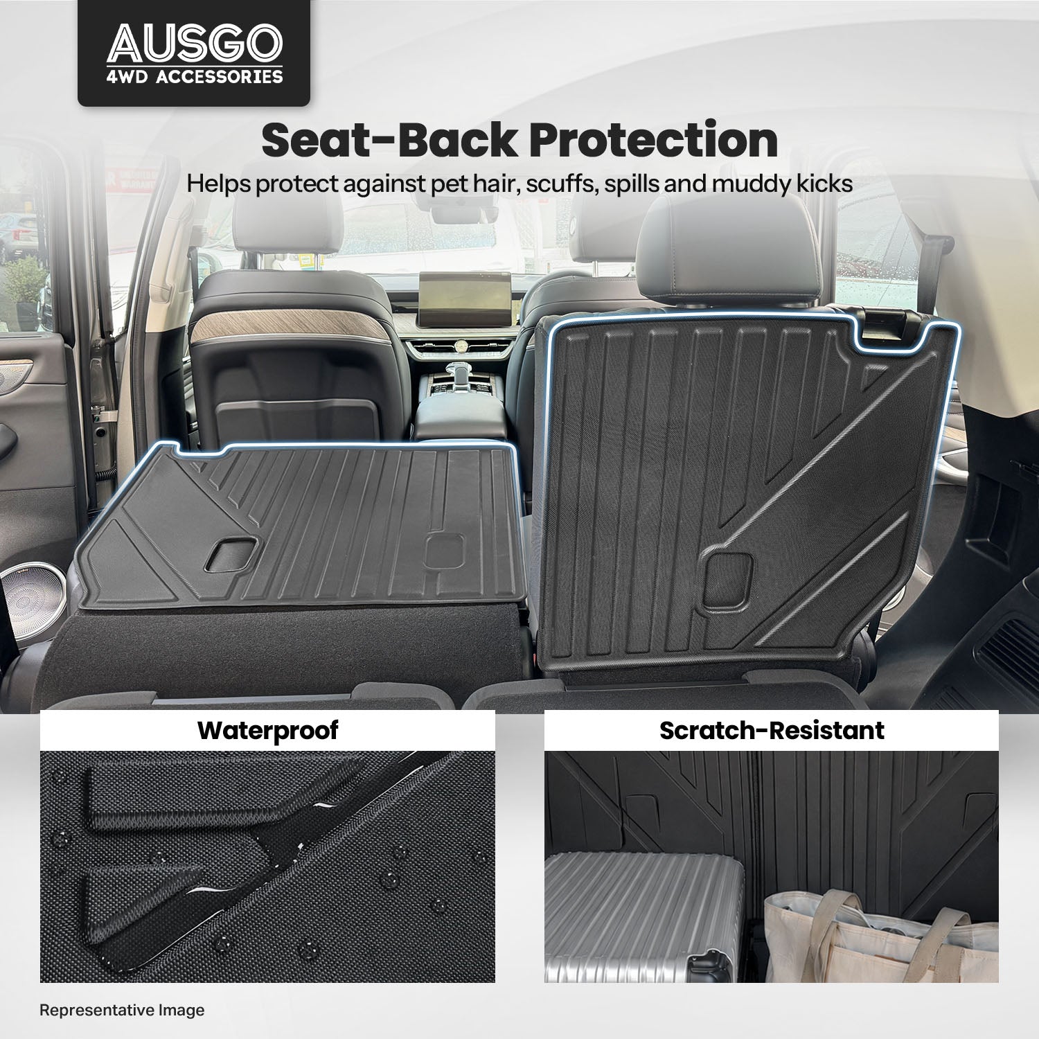 Boot Liner Back Seat Protector for GWM Tank 500 2024-Onwards
