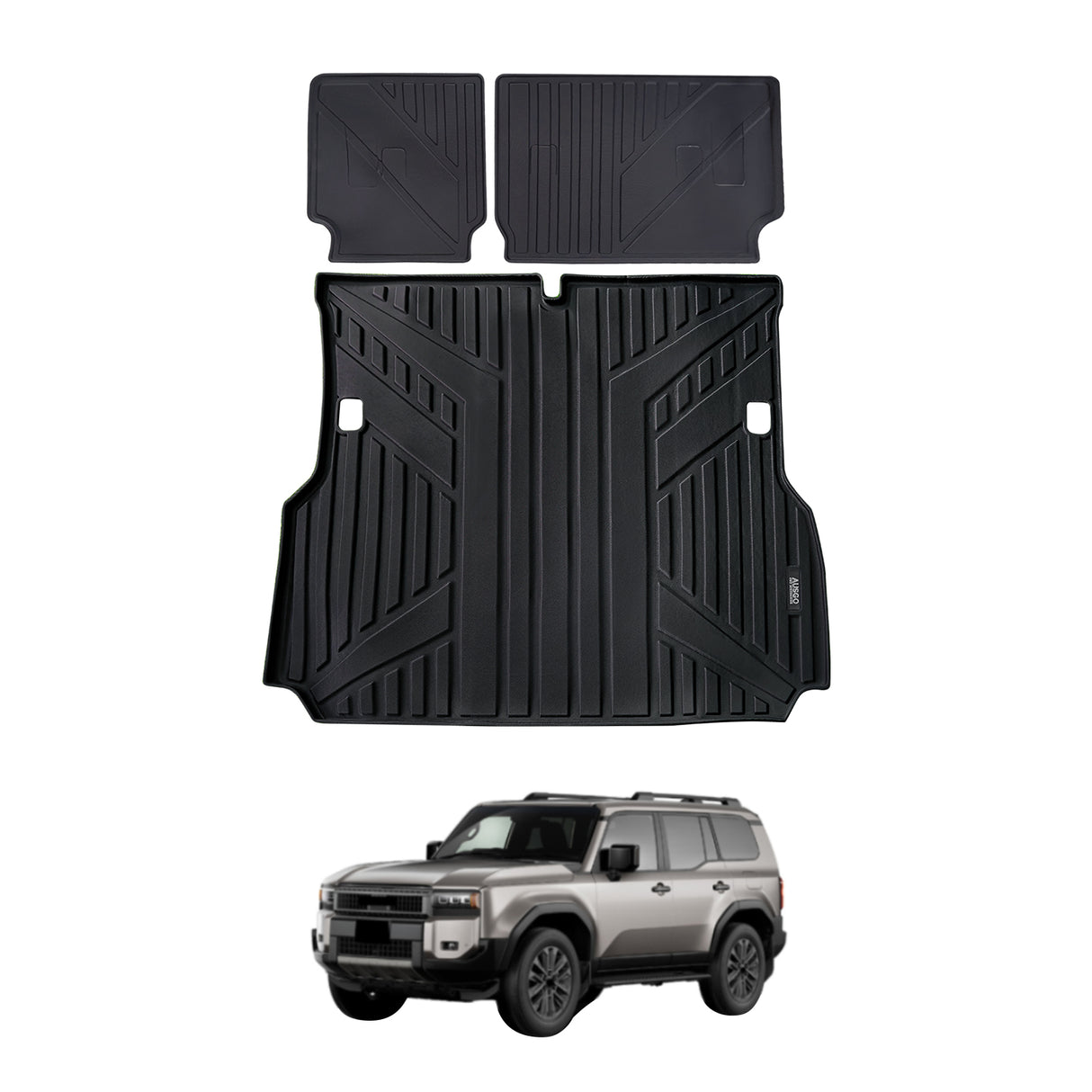 Boot Liner Kick Mats for Toyota Land Cruiser Prado 250 Series 2024-Onwards