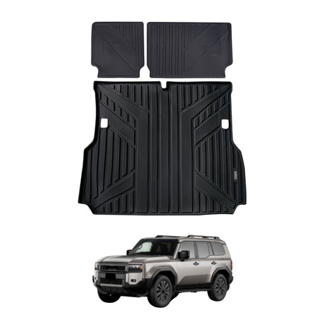 Boot Liner Kick Mats for Toyota Land Cruiser Prado 250 Series 2024-Onwards