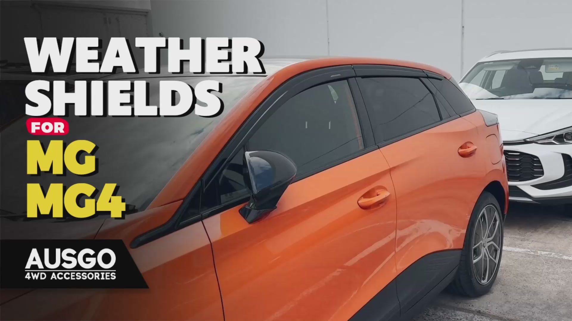 Load video: Injection Weather Shields for MG MG4 2023-Onwards