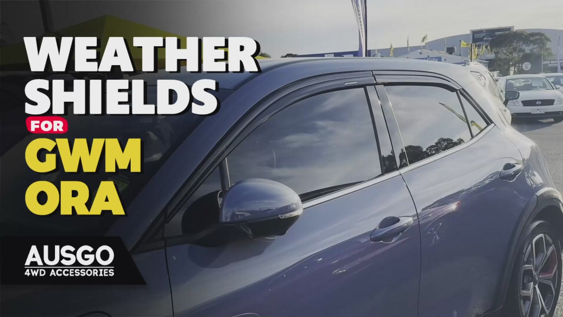 Load video: Injection Weather Shields for GWM Ora 2023-Onwards