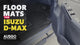 7D Injection Floor Mats for ISUZU D-MAX DMAX Dual Cab 2020-Onwards