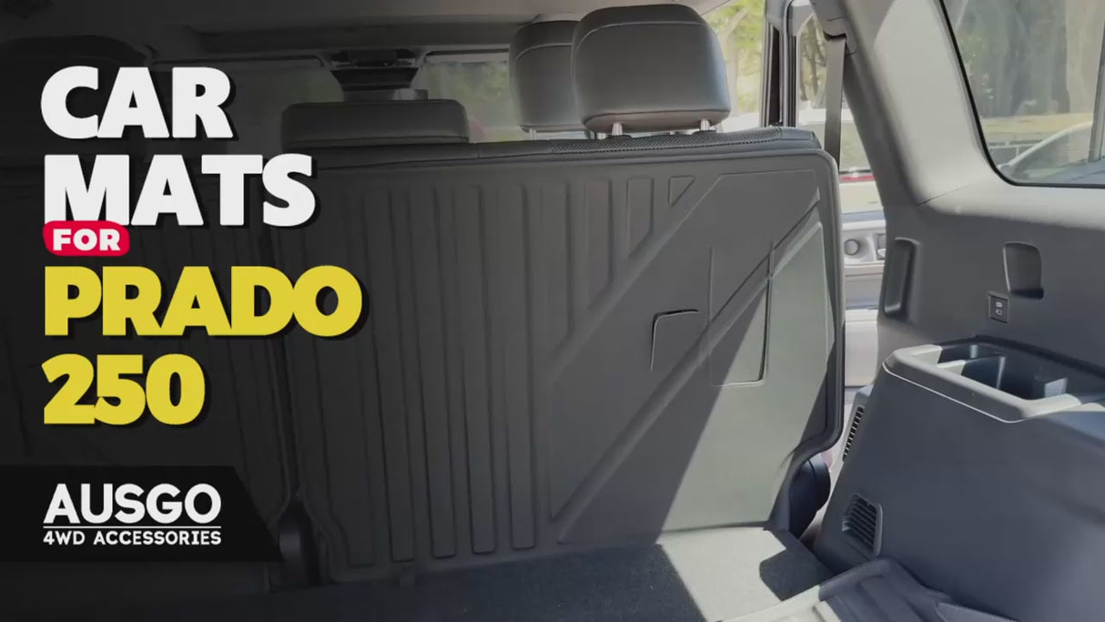 Boot Liner Kick Mats for Toyota Land Cruiser Prado 250 Series 2024-Onwards