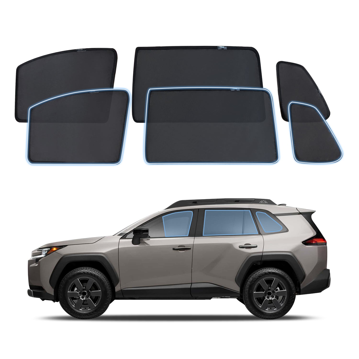 Magnetic Window Sun Shade for Toyota RAV4 2026-Onwards