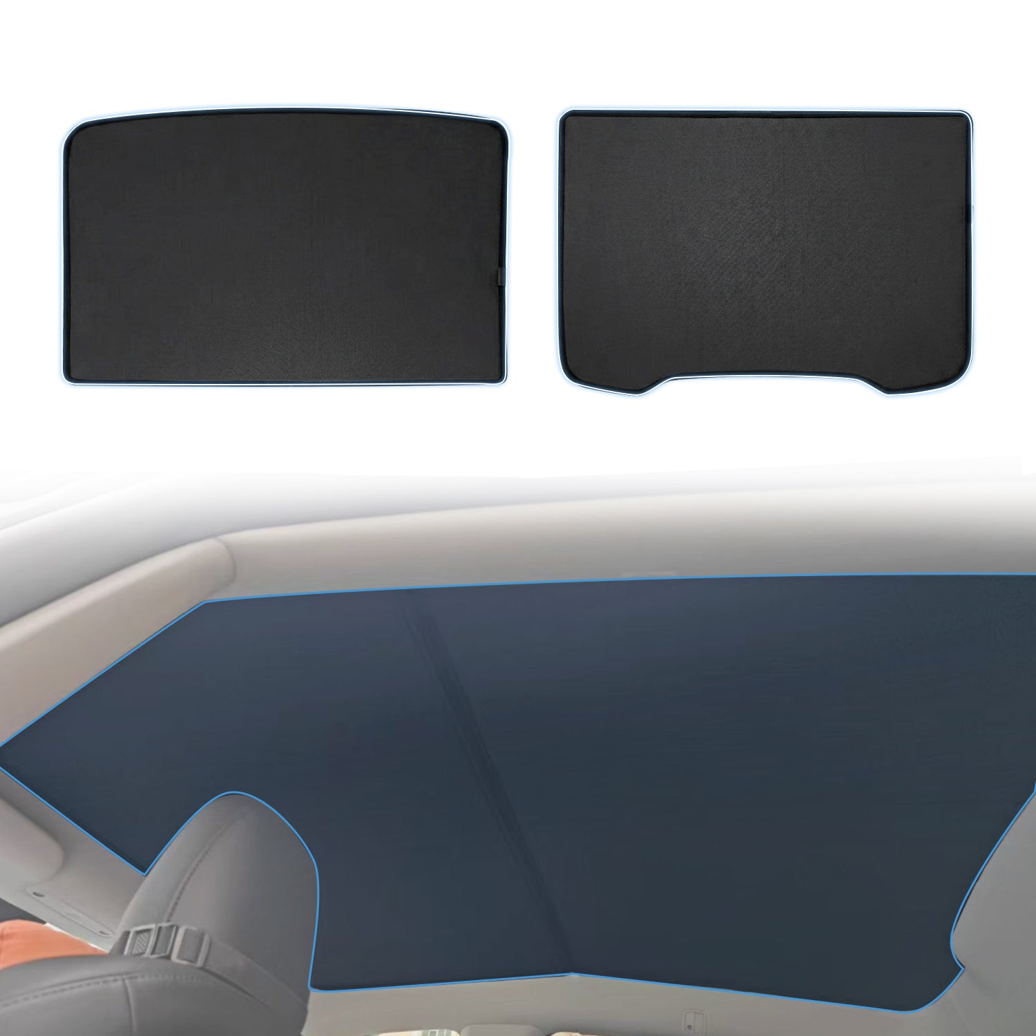 Glass Roof Sunshade for Tesla Model Y Juniper 5-Seat 2025-Onwards