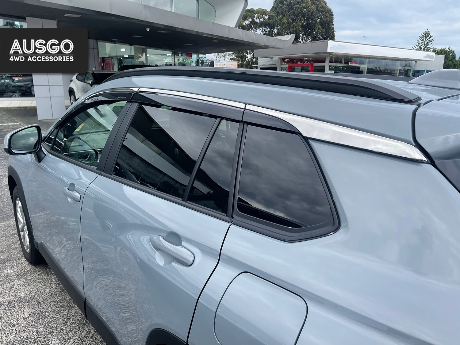 Stainless Trim Weather Shields for Toyota Corolla Cross SUV 2022-Onwards