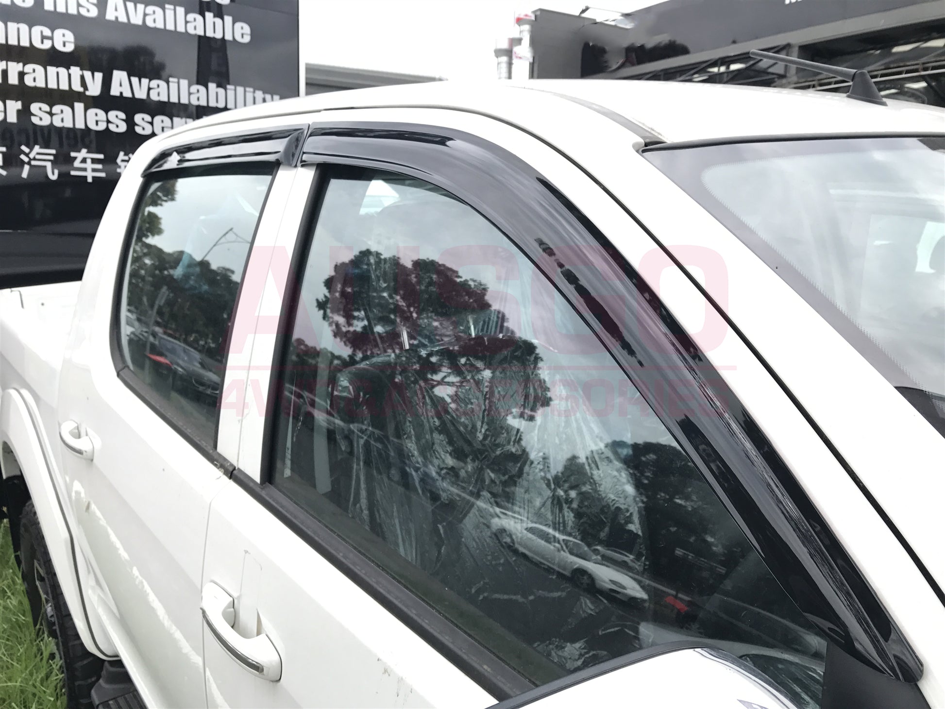 Luxury Weather Shields for Foton Tunland 2013-Onwards