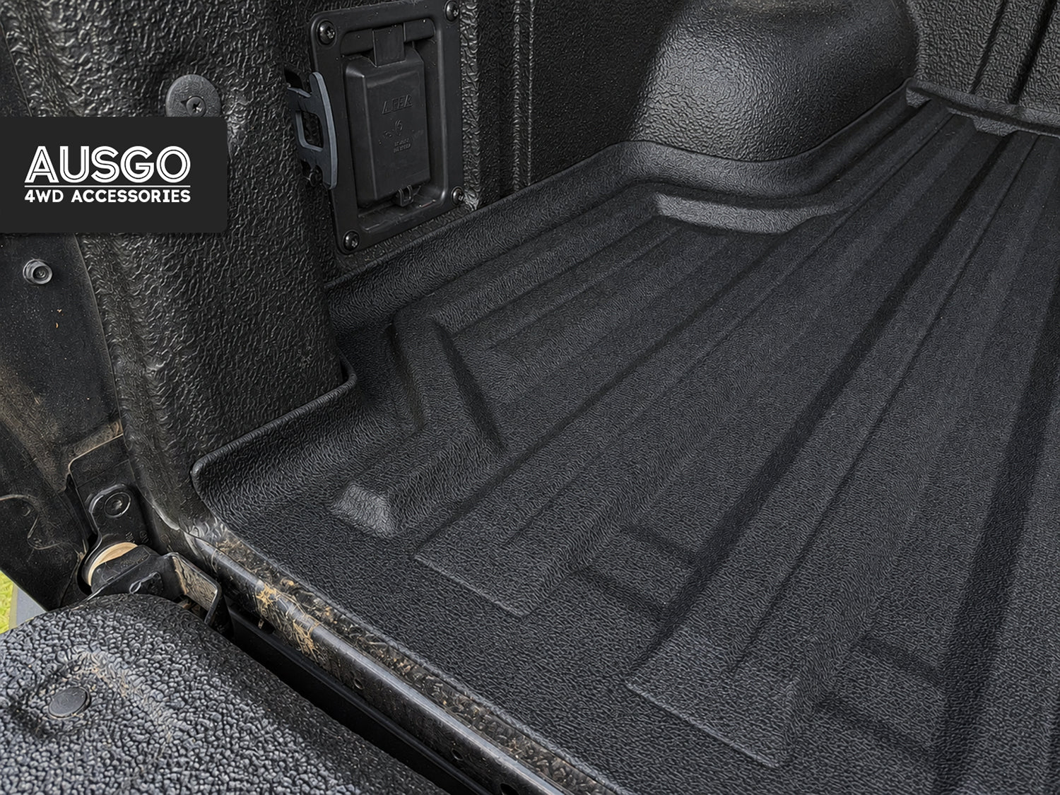 3D TPE Ute Mat for KIA Tasman 2025-Onwards Fitted with Factory Plastic Tub Liner