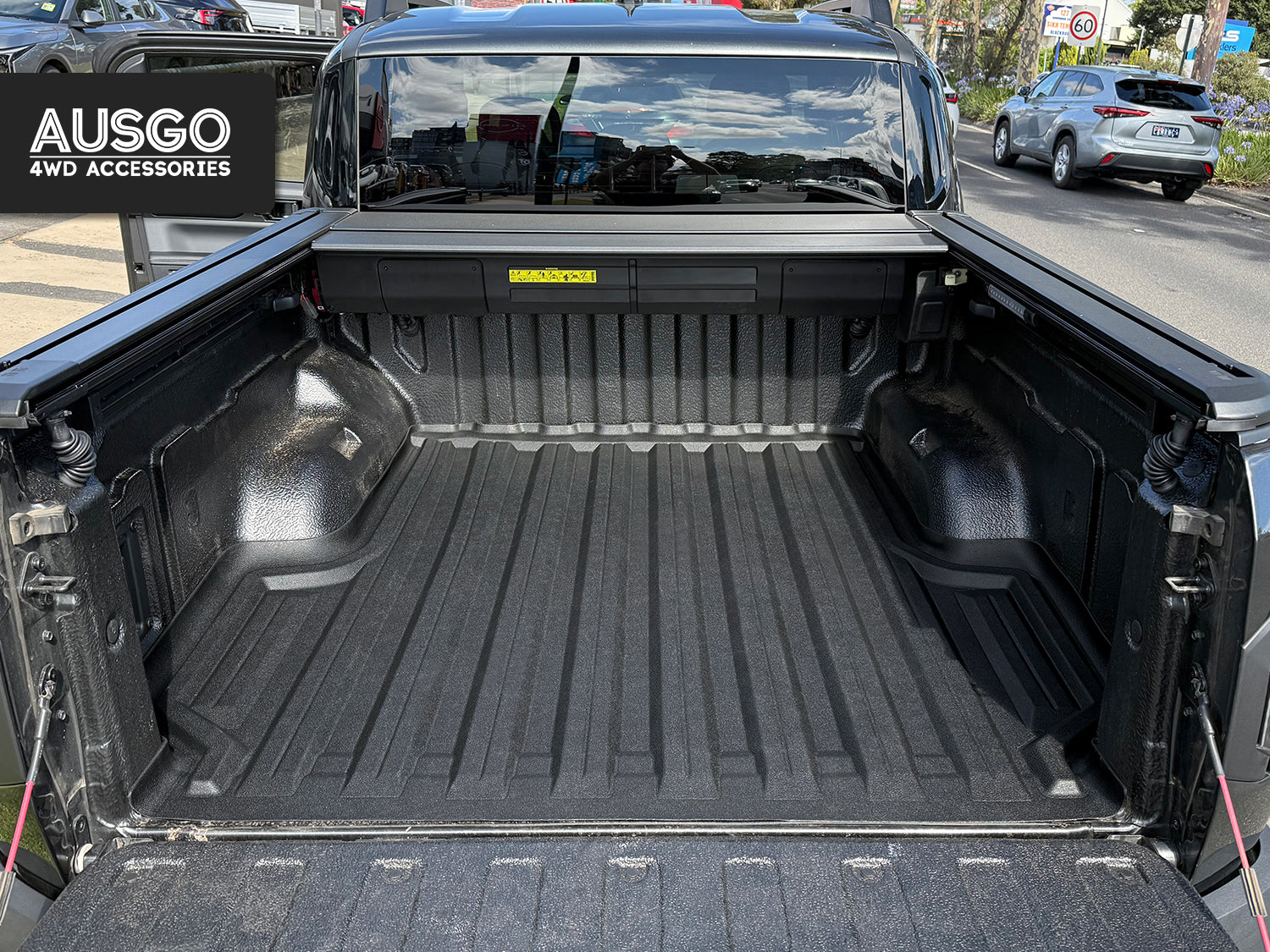 3D TPE Ute Mat for KIA Tasman 2025-Onwards Fitted with Factory Plastic Tub Liner