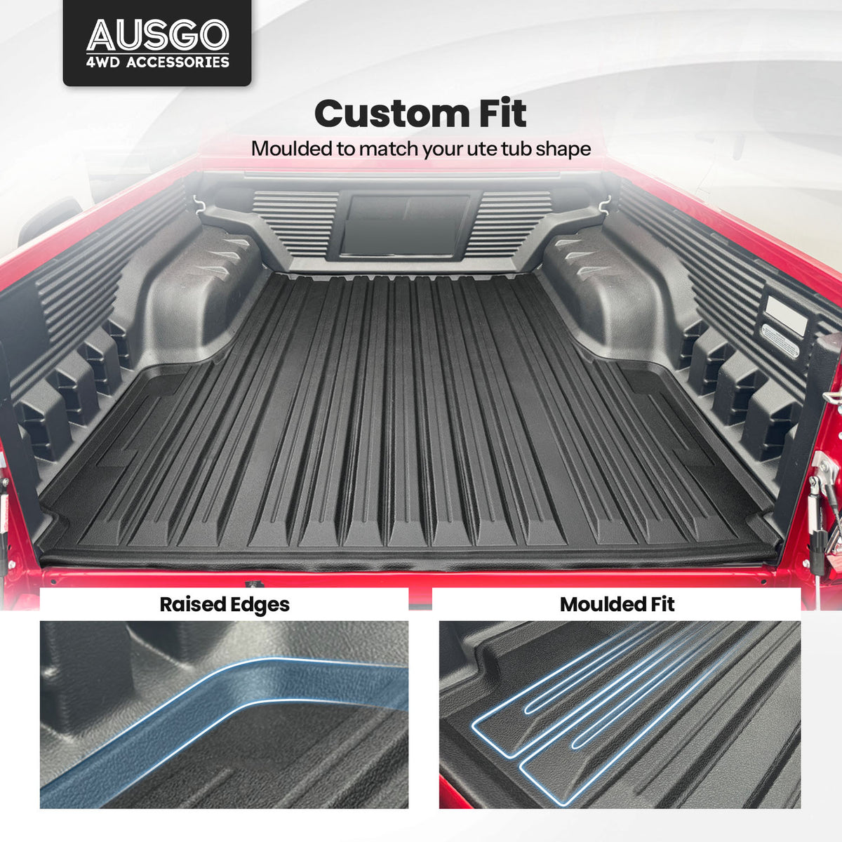 Ute Mat for Toyota Hilux Dual Cab GR Sport / Rogue / Rogue 48V 2015-2025