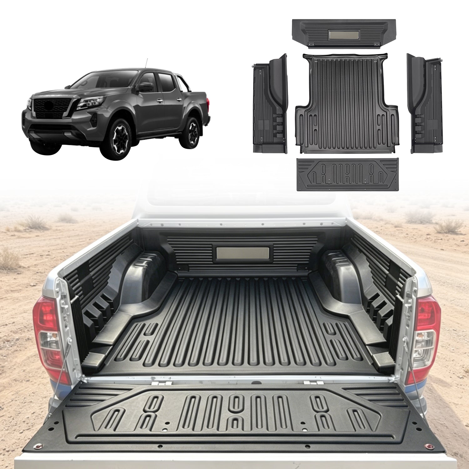 5-Piece Ute Tub Liner for Nissan Navara NP300 SL 2022-2025