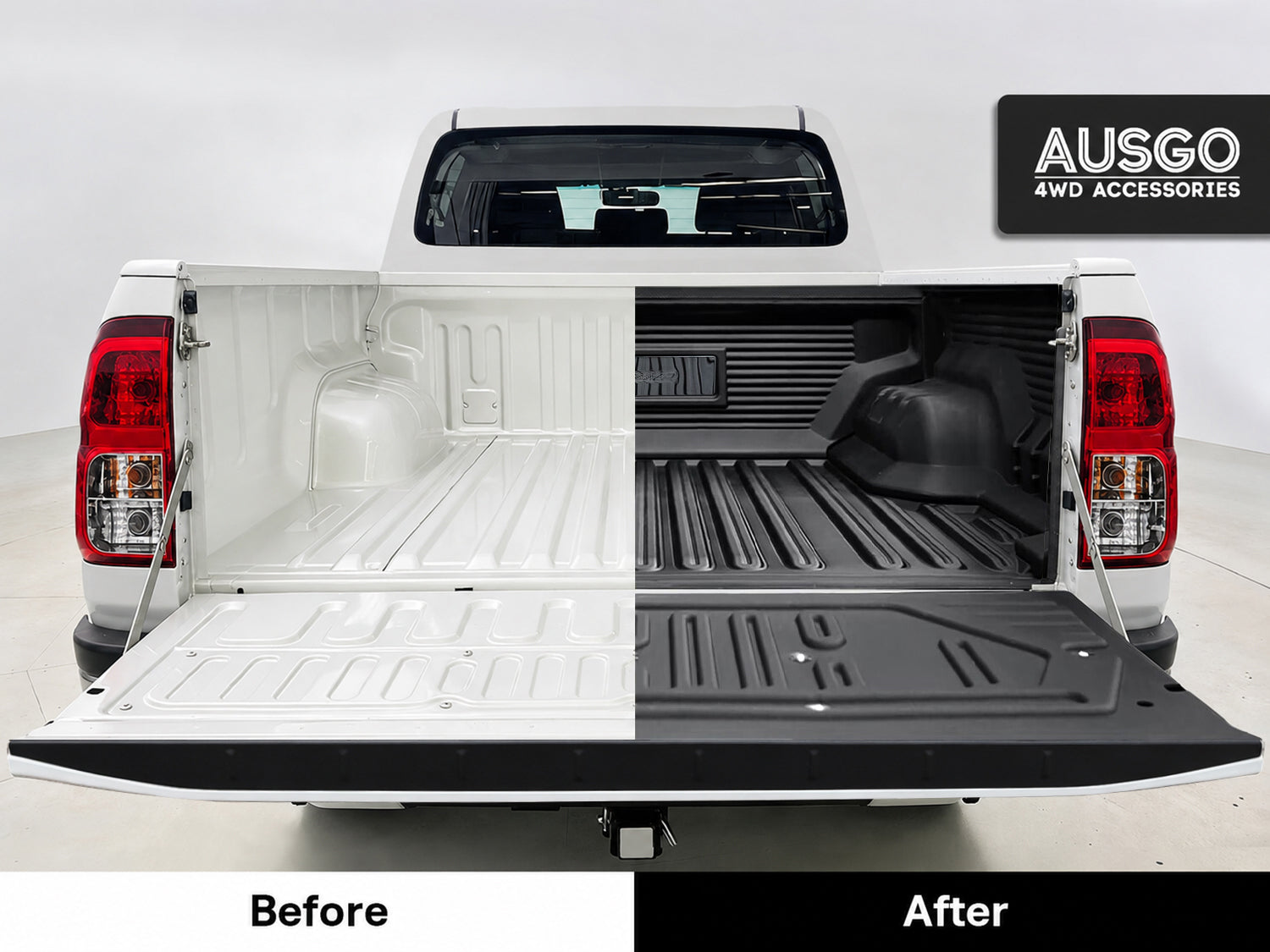 5-Piece Ute Tub Liner for Toyota Hilux Dual Cab (2015-2025) A Deck - SR5 / GR / Rogue