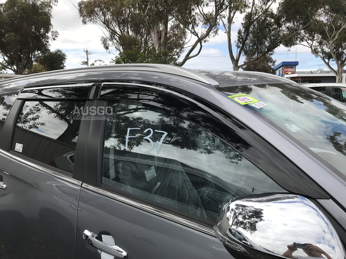 Weather Shields + Bonnet Protector for Mitsubishi Pajero Sport QE Series 2015-2019