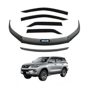 Weather Shields + Bonnet Protector for Toyota Fortuner 2015-2020