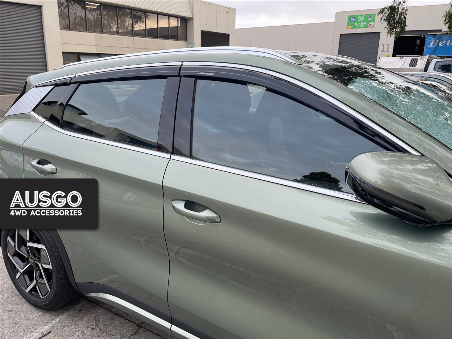 Stainless Trim Weather Shields for BYD ATTO 3 2022-Onwards