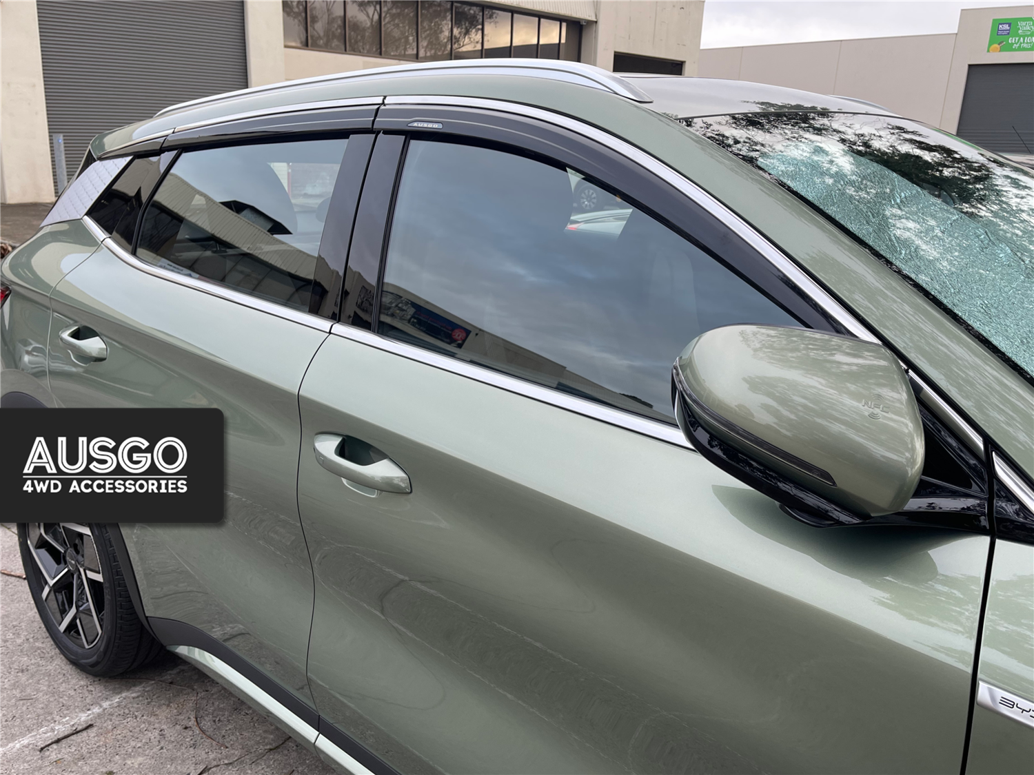 Stainless Trim Weather Shields for BYD ATTO 3 2022-Onwards