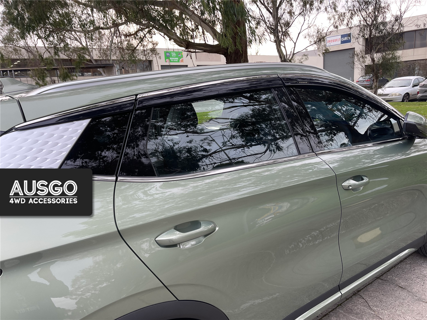Stainless Trim Weather Shields for BYD ATTO 3 2022-Onwards