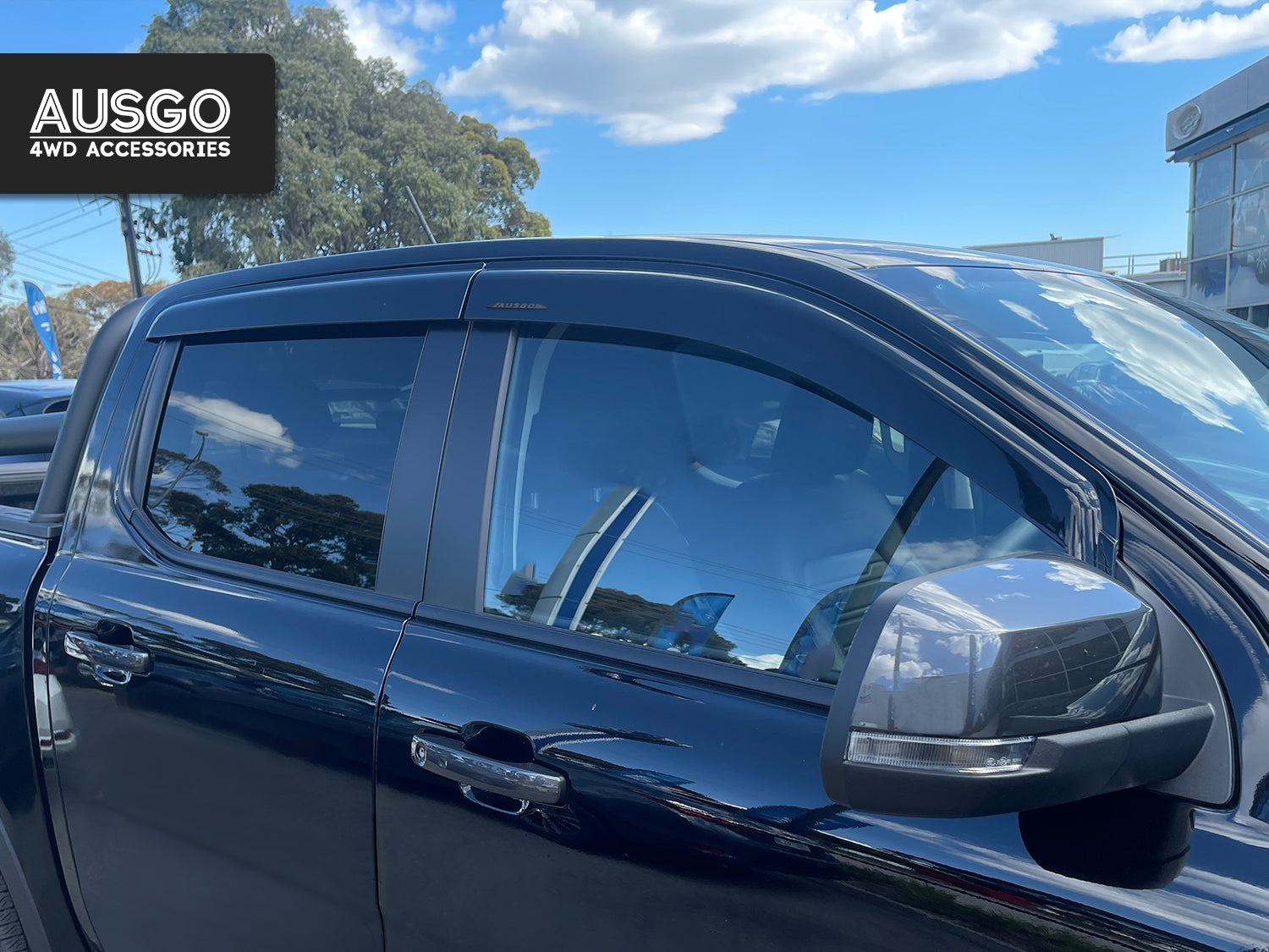 Injection Weather Shields for Ford Ranger Next-Gen Dual Cab 2022-Onwards