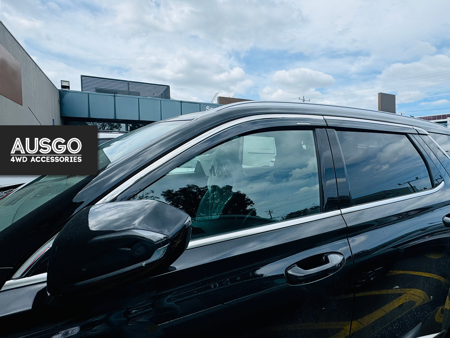 Stainless Trim Weather Shields for Hyundai Palisade 2019-2025