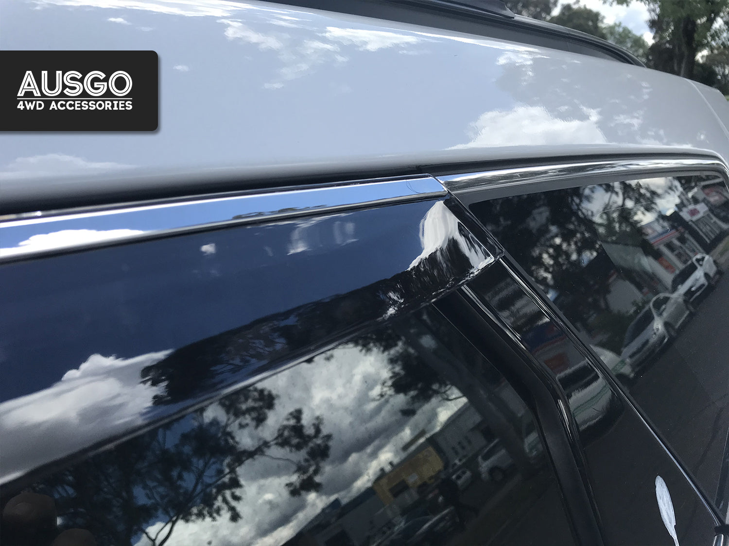 Stainless Trim Weather Shields for Hyundai Santa Fe DM Series 2012-2018