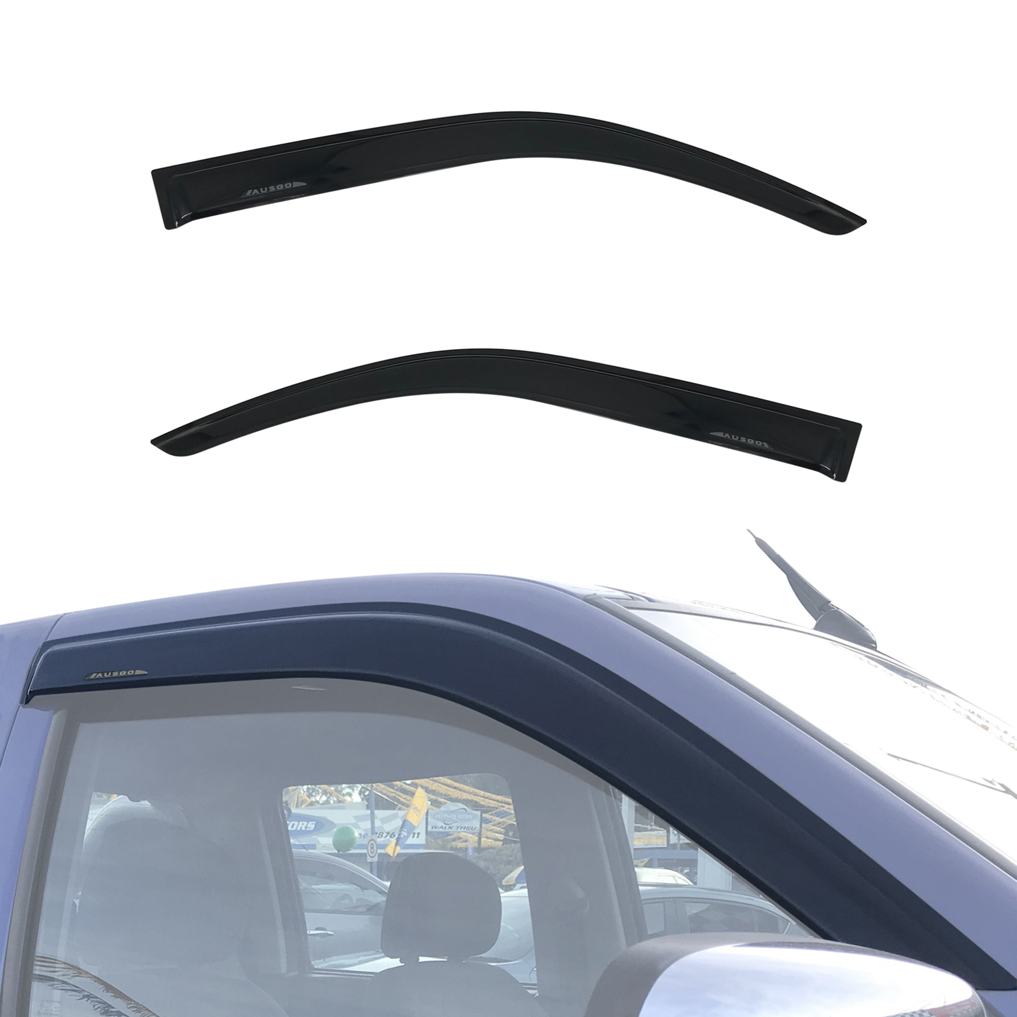 Luxury Weather Shields for ISUZU D-MAX DMAX Single / Extra Cab 2008-2012