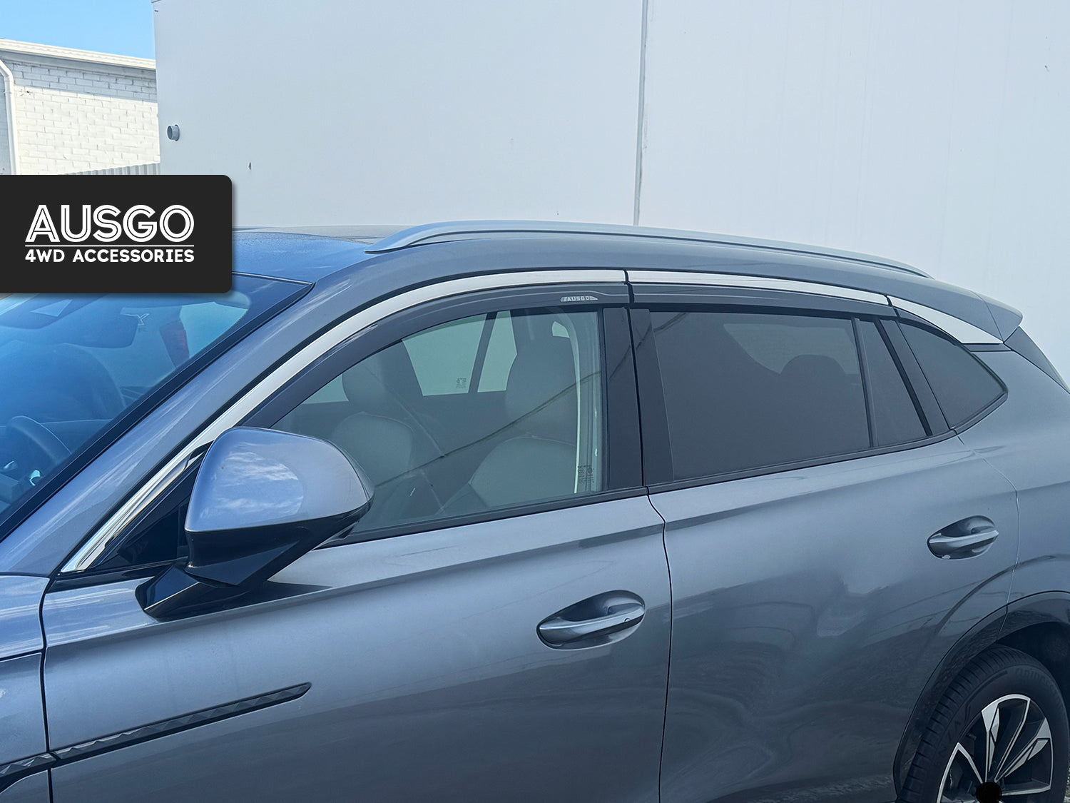 Stainless Trim Weather Shields for MG HS 2024-Onwards