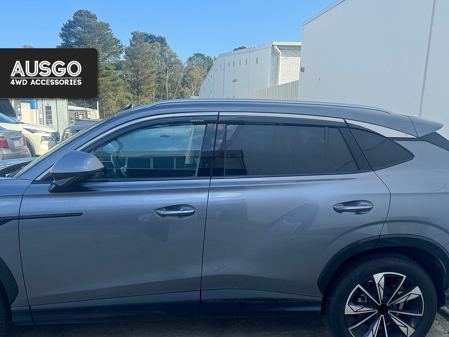 Stainless Trim Weather Shields for MG HS 2024-Onwards