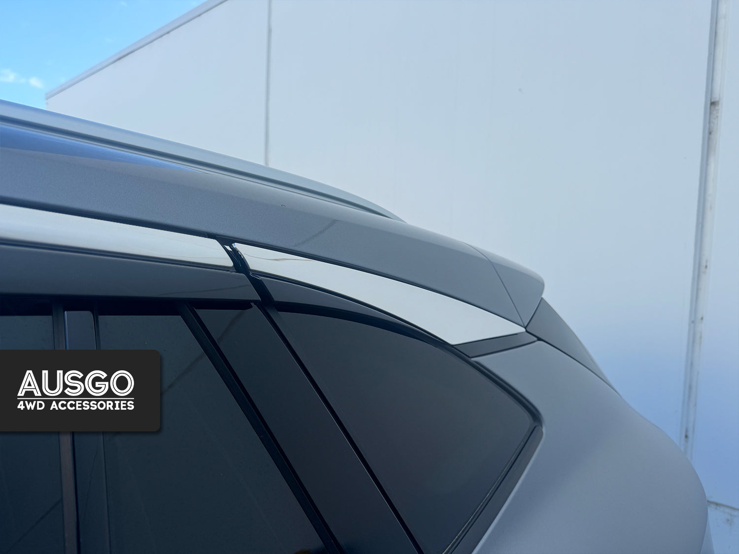 Stainless Trim Weather Shields for MG HS 2024-Onwards