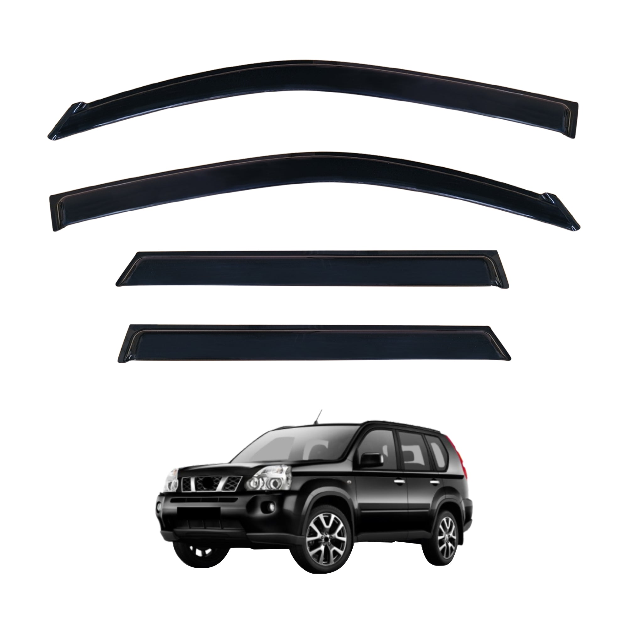 Luxury Weather Shields for Nissan X-Trail Xtrail T31 2007-2013