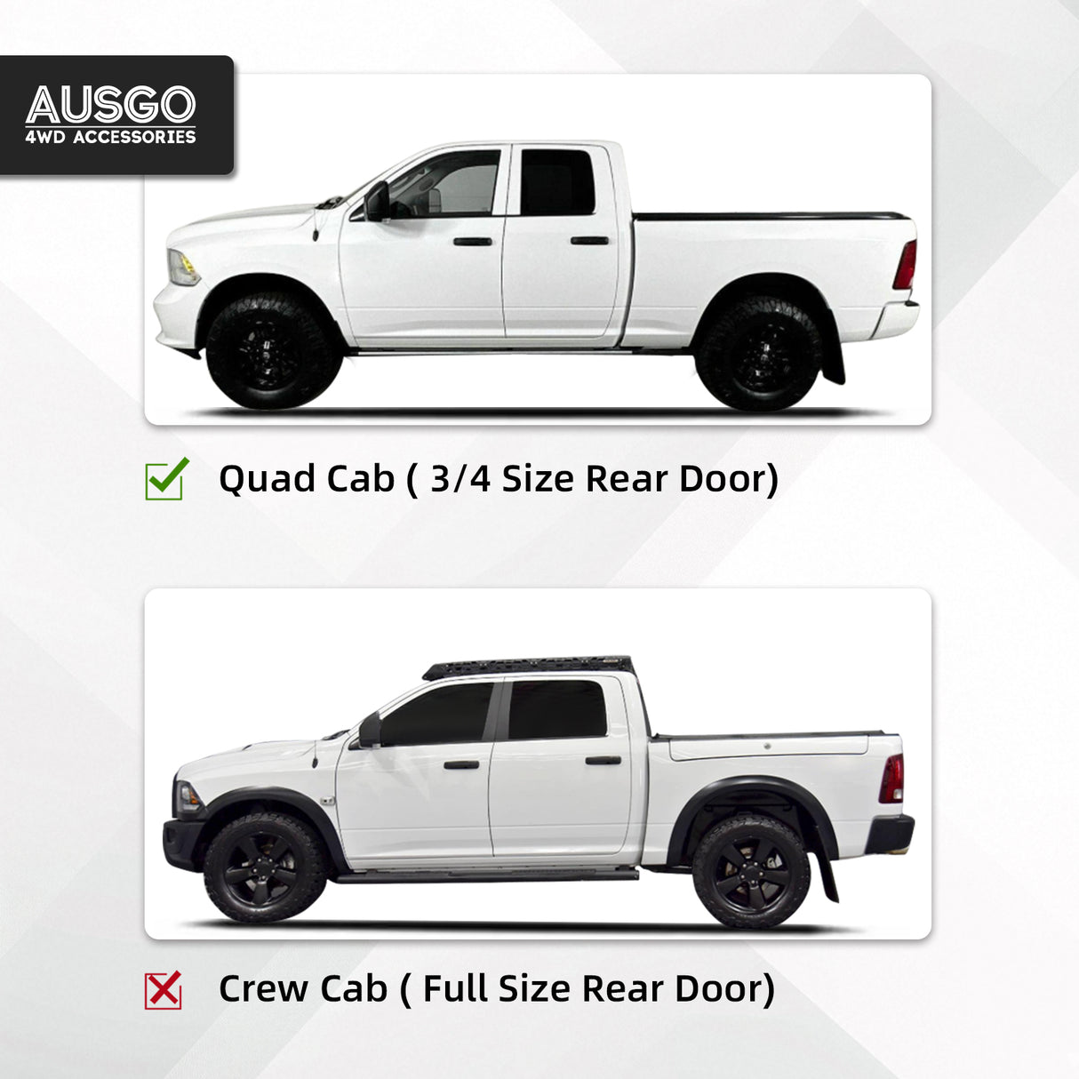 Luxury Weather Shields for RAM 1500 DS Series Quad Cab 2017-2022
