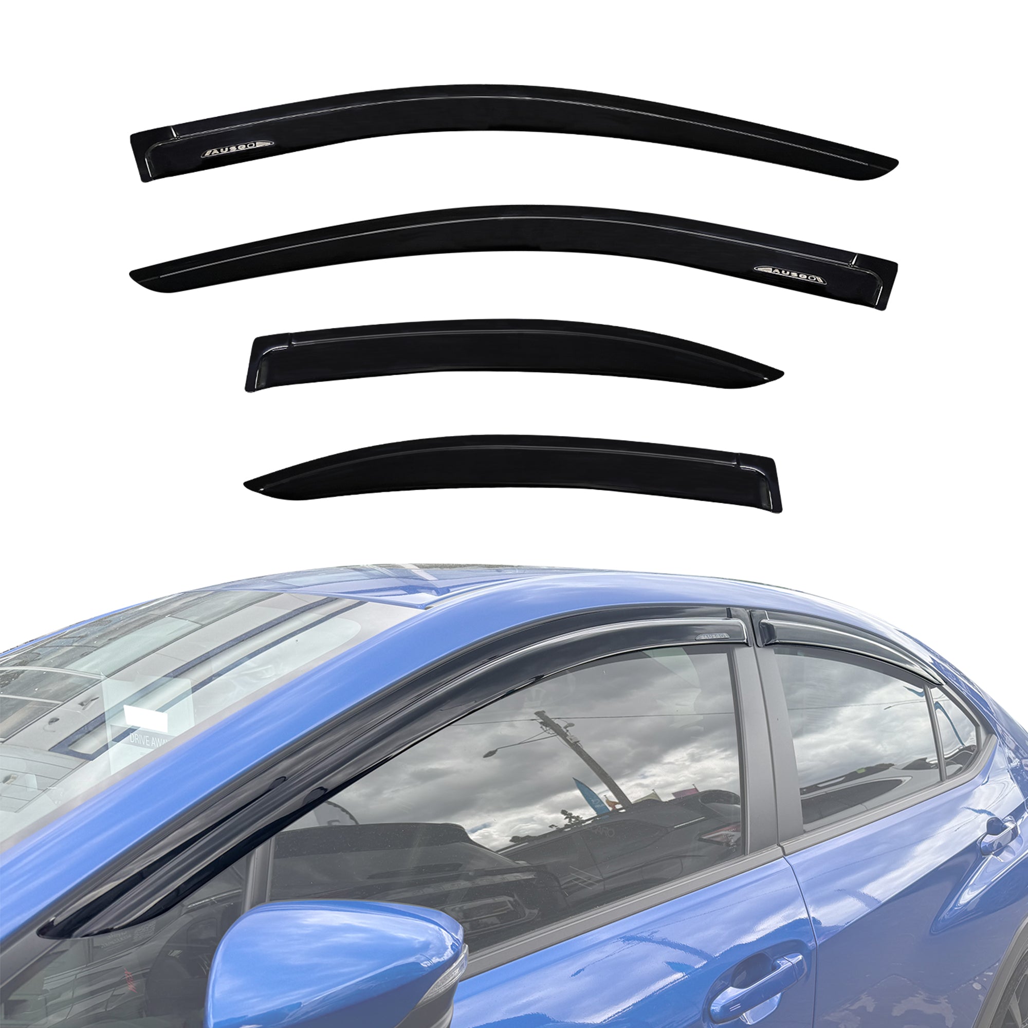 Luxury Weather Shields for Subaru WRX Sedan 2022-Onwards