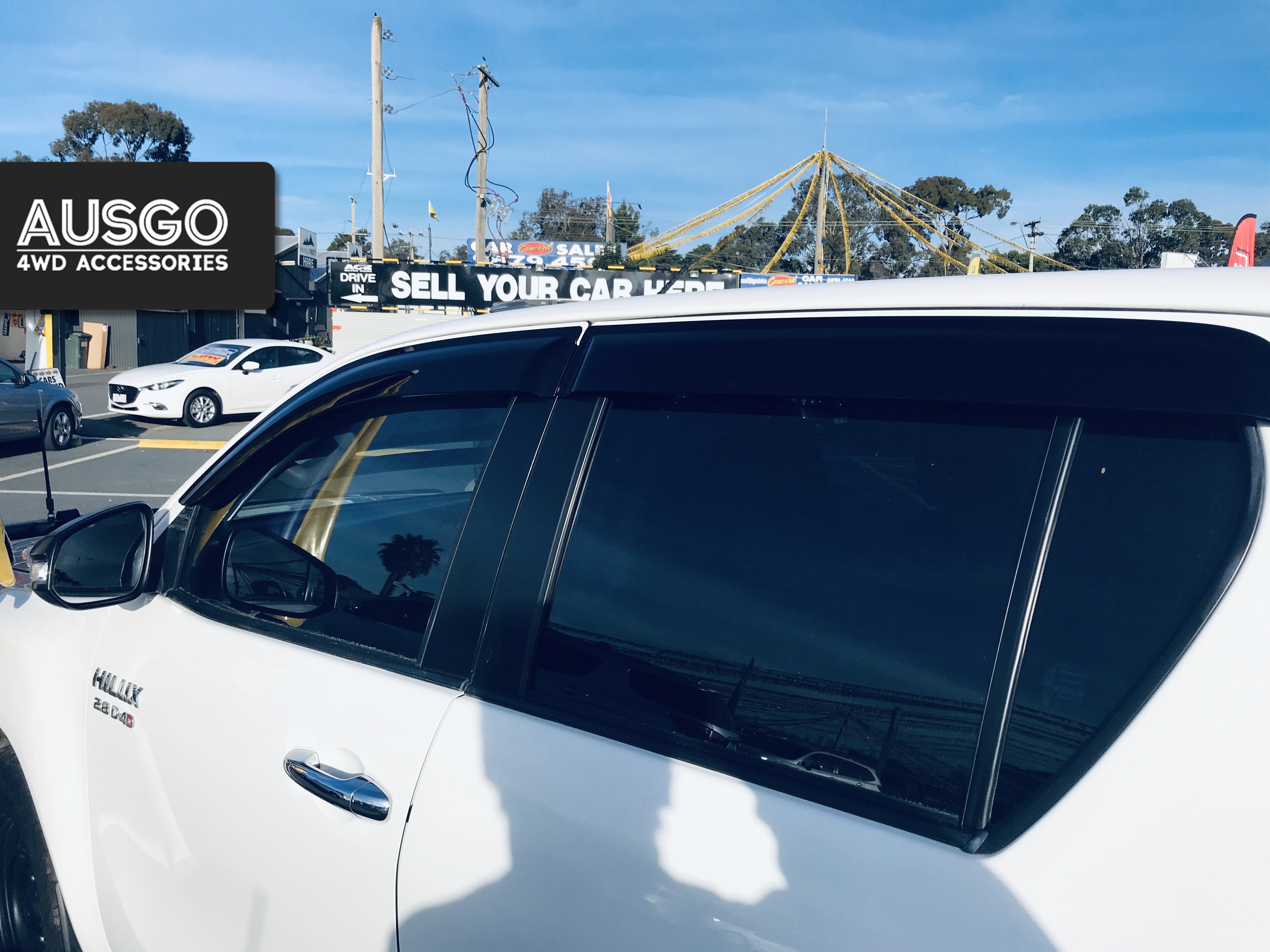 Injection Weather Shields for Toyota Hilux Dual Cab 2025-Onwards