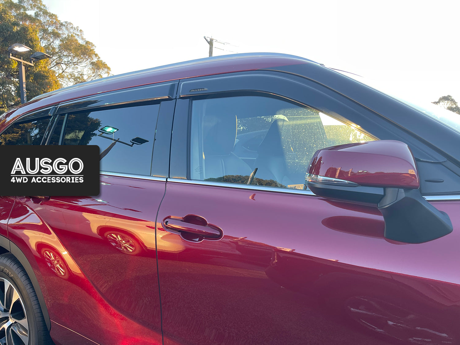 Luxury Weather Shields for Toyota Kluger 2021-Onwards