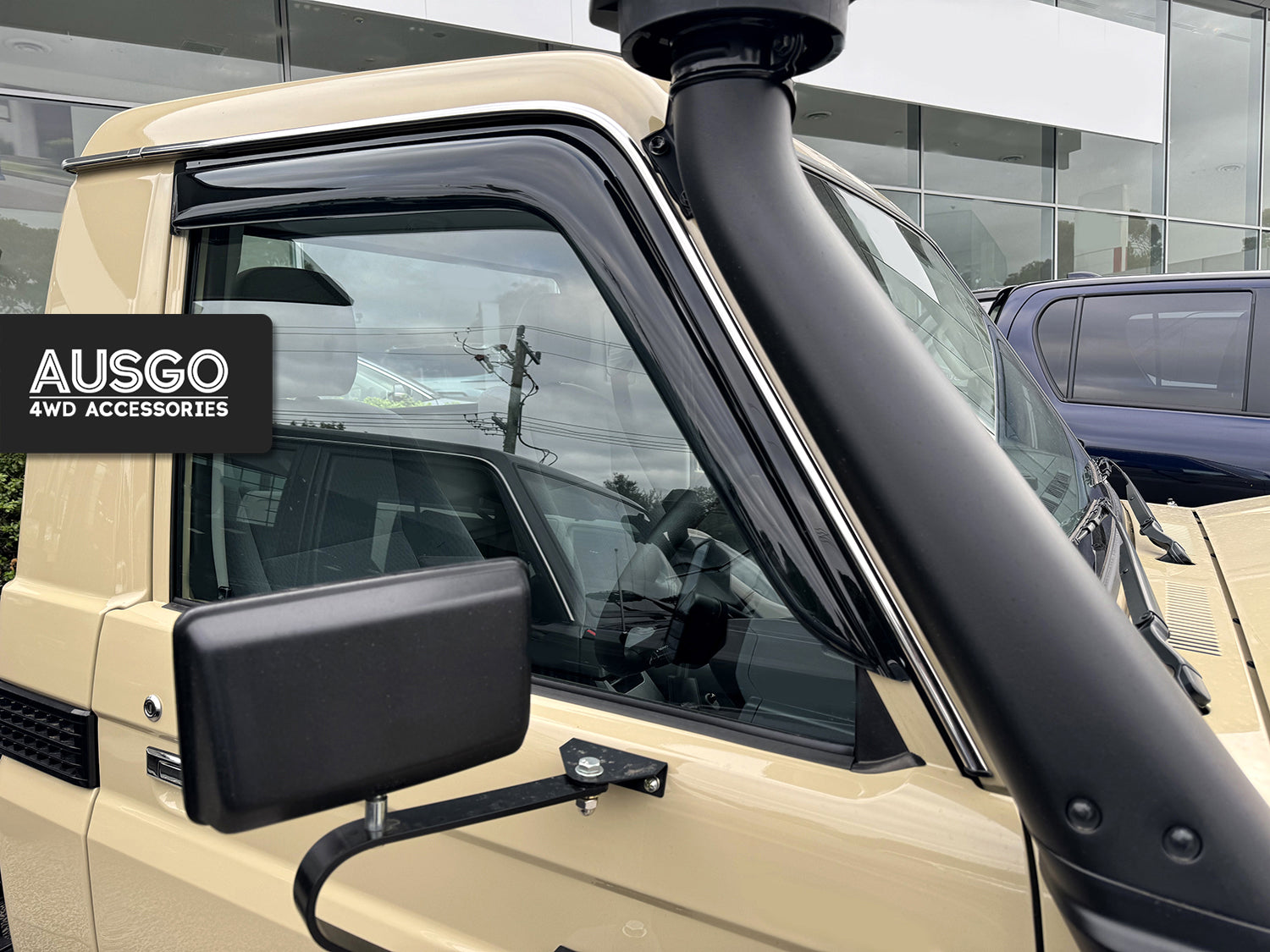 Weather Shields + Bonnet Protector Guard for Toyota Land Cruiser 70 76 78 79 Series  2007-2023