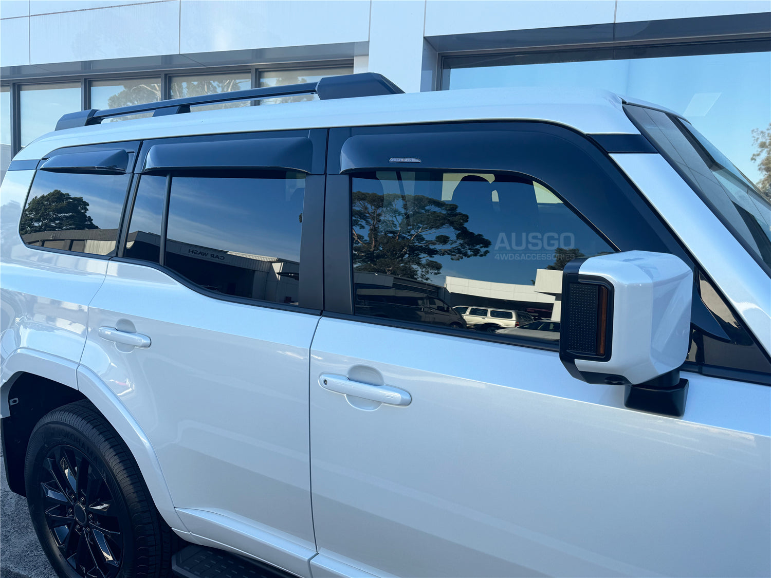 Wide Type Weather Shields + Bonnet Protector for Toyota Land Cruiser Prado 250 Series 2024-Onwards