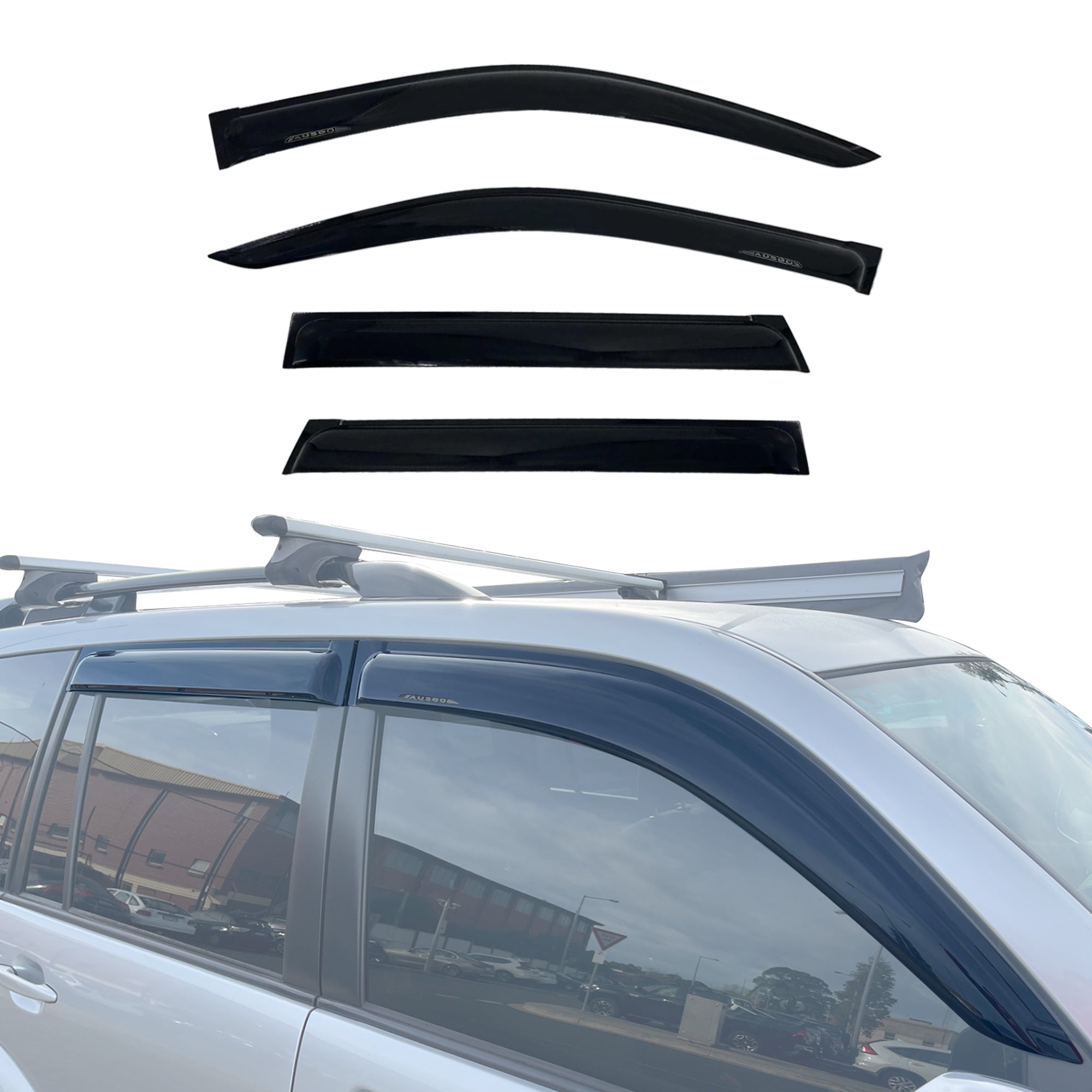 Luxury Weather Shields for Toyota Land Cruiser Prado 120 Series 2003-2009