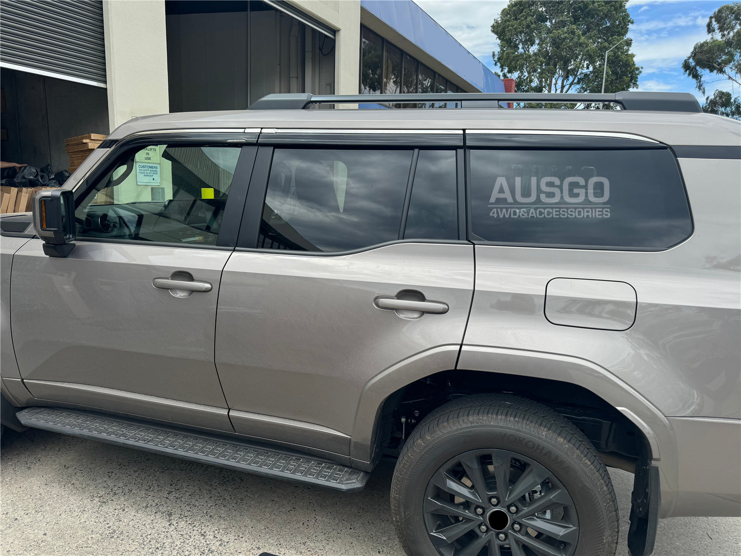 Stainless Trim Weather Shields for Lexus GX550 2024-Onwards