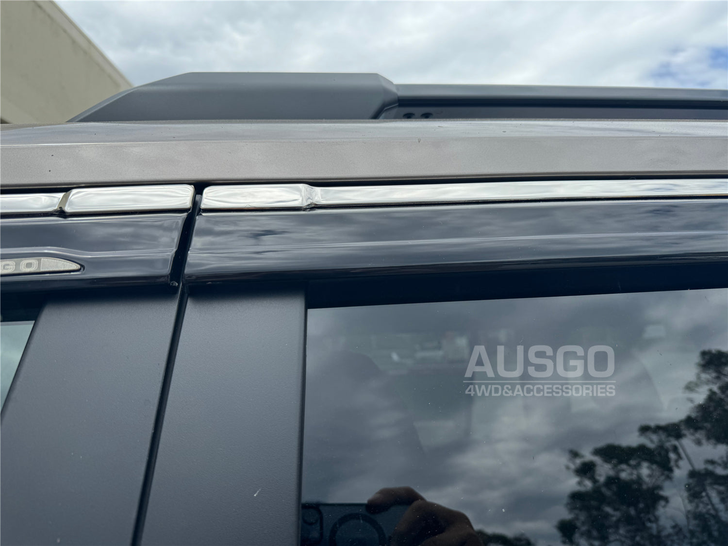 Stainless Trim Weather Shields for Lexus GX550 2024-Onwards