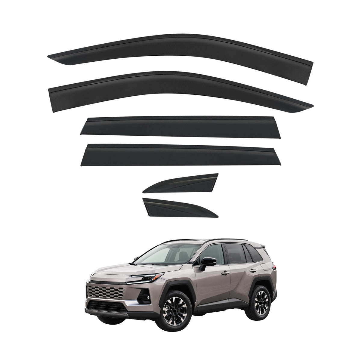 PRE-ORDER Injection Weather Shields for Toyota RAV4 2026-Onwards