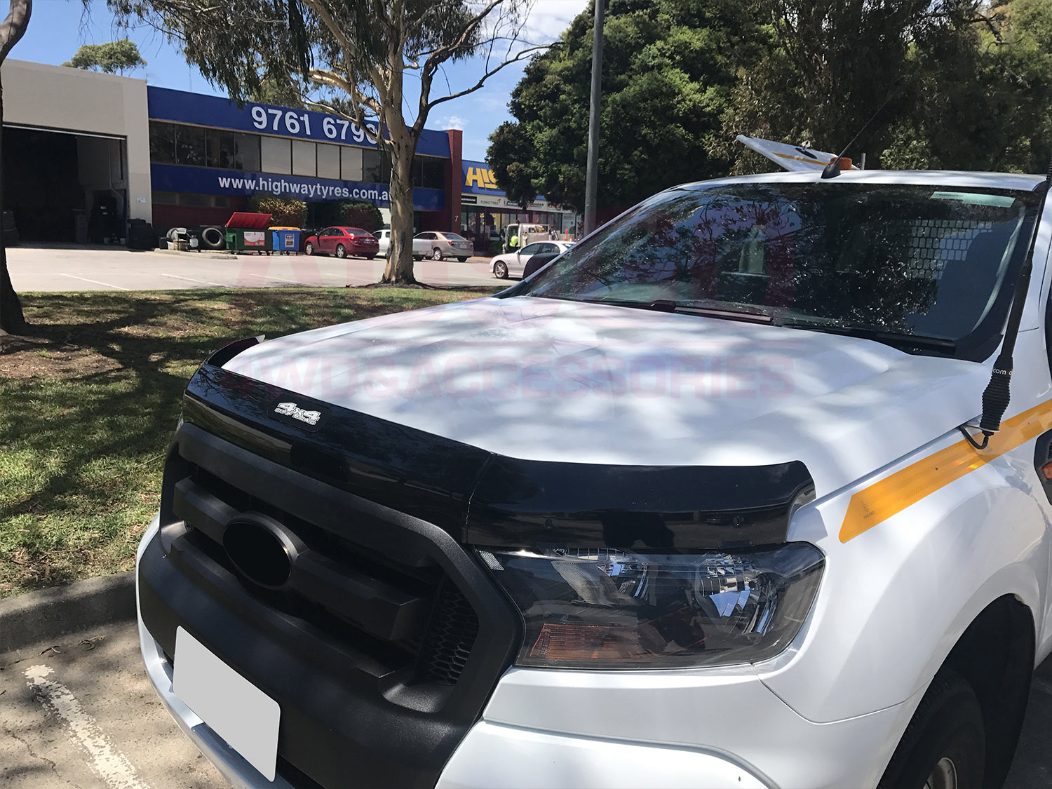 Injection Weather Shields + Bonnet Protector for Ford Ranger Dual Cab 2016-2022