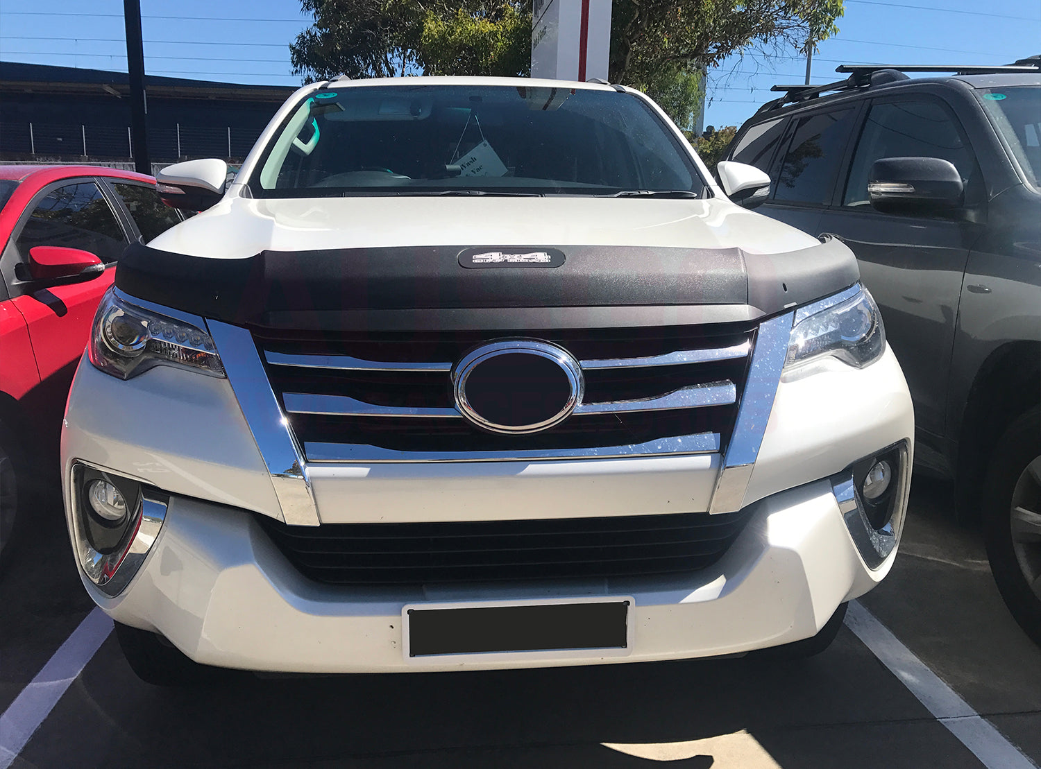 Weather Shields + Bonnet Protector for Toyota Fortuner 2015-2020